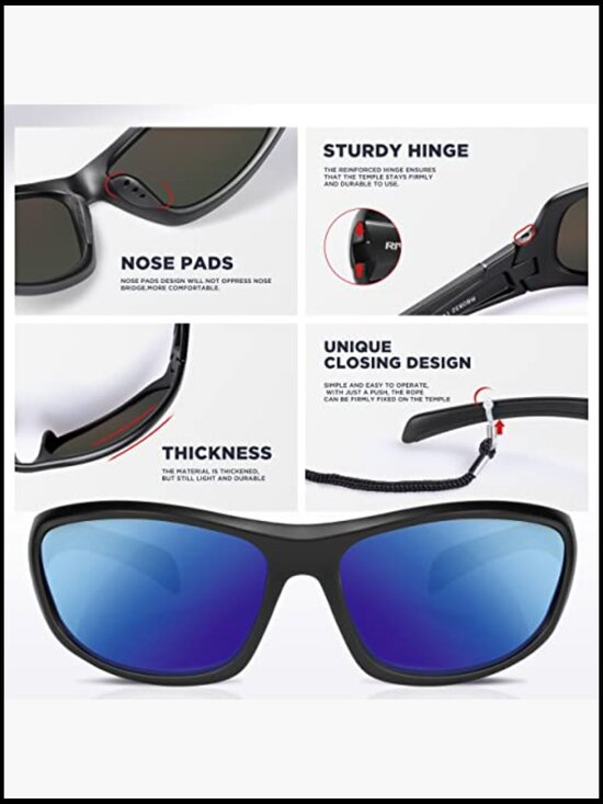 Polarized Sunglasses UV400 Protection for Fishing Cycling Outdoor Activities